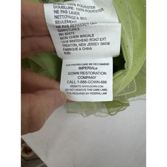 Vintage Y2K 90s Fairy Dress Strapless Handkerchief Hem Ruffles Tinkerbell Small - Picture 10 of 10